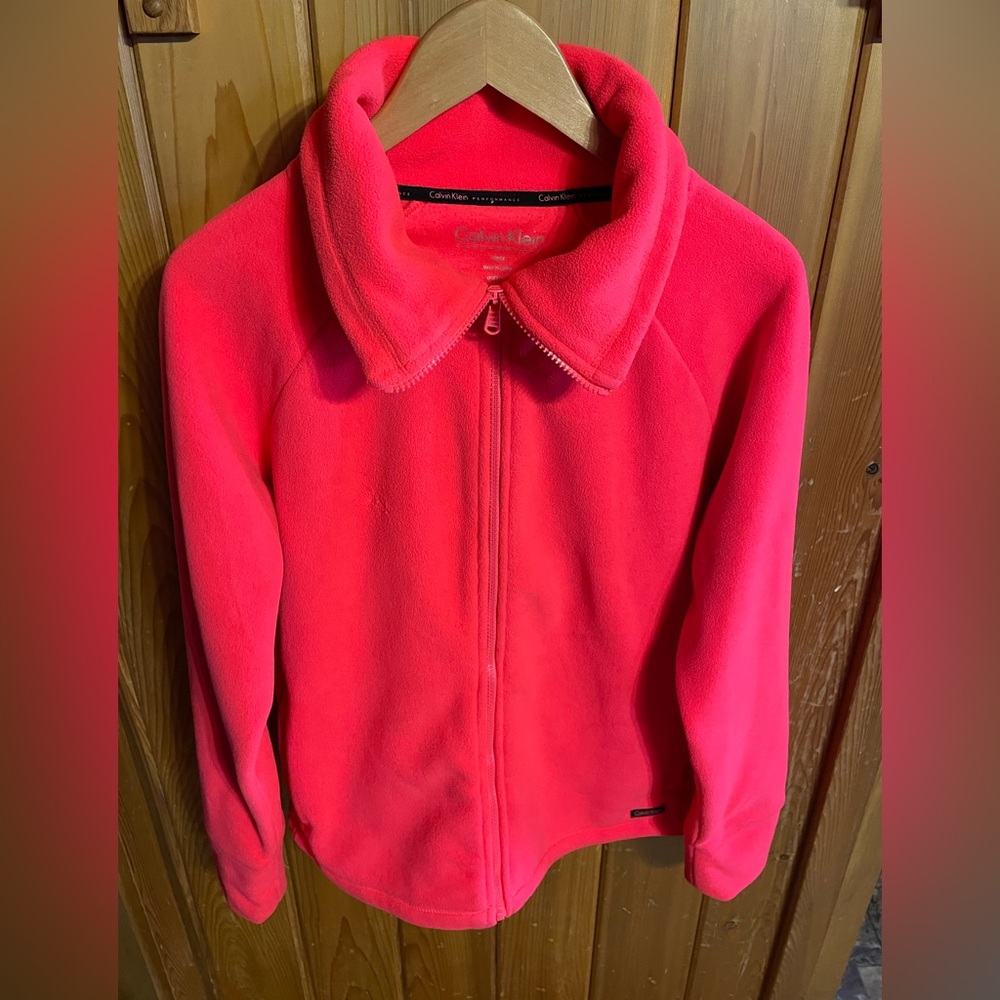 Calvin Klein fleece zip up jacket